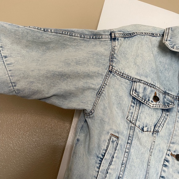 H&M Jean blue Jacket oversized - Picture 4 of 6